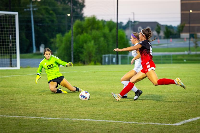 Brentwood and Page high schools play soccer